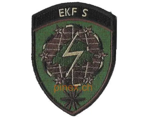 Ristl und EKF Badges Schweizer Armee